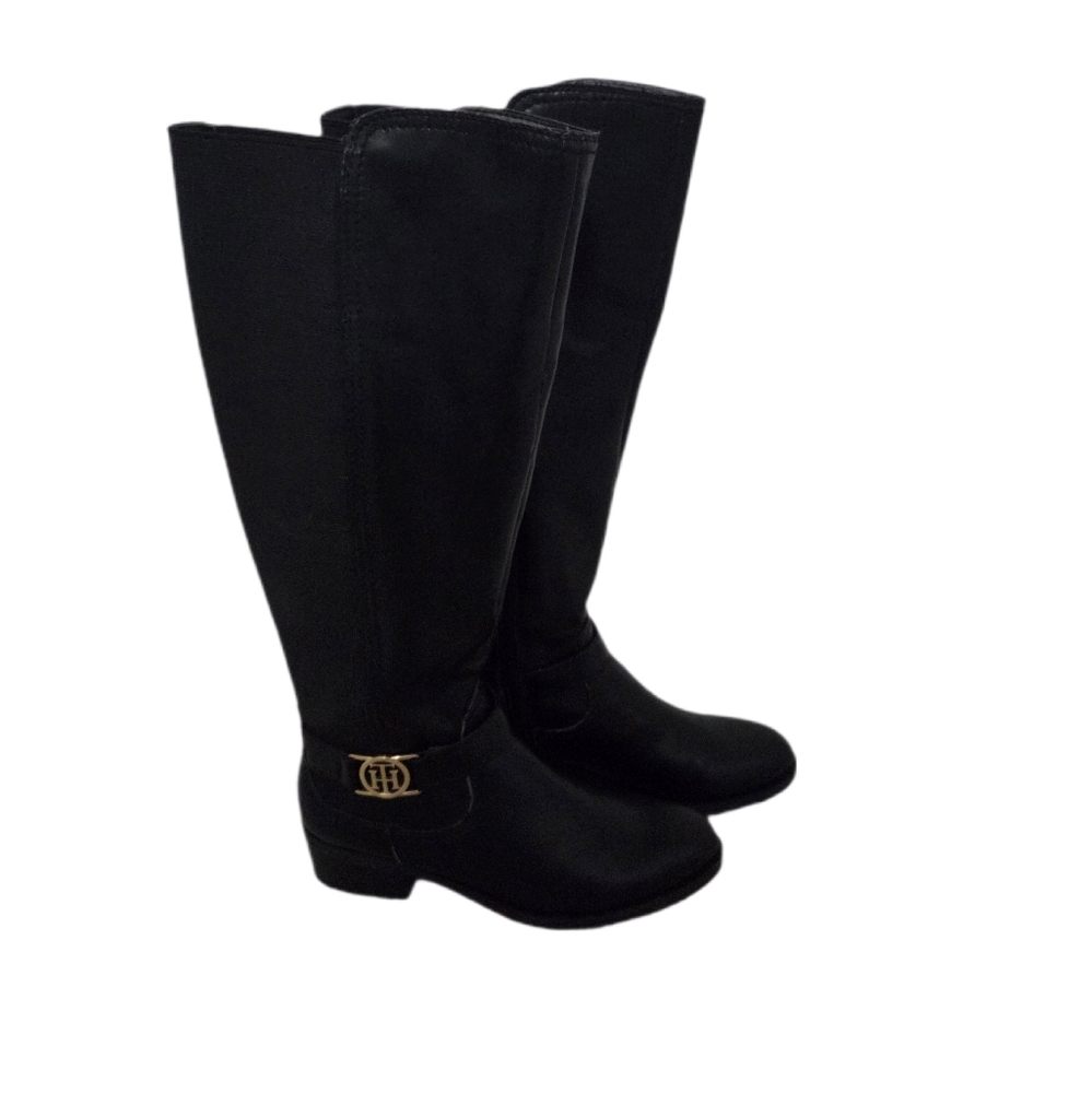 Tommy Hilfiger Black Over the Knee Riding Boots Women's Size 6